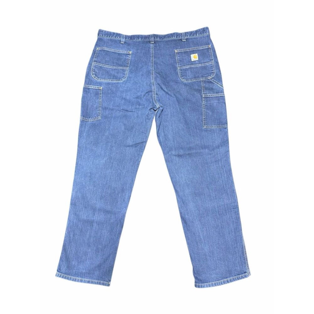 Carhartt Mens Jeans 44 x 32 Relaxed Fit Work Pants Rugged Flex Carpenter - Picture 2 of 4